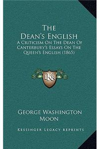 The Dean's English