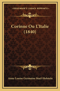 Corinne Ou L'Italie (1840)