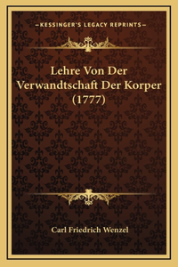 Lehre Von Der Verwandtschaft Der Korper (1777)