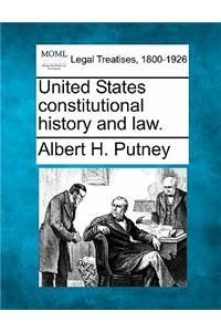 United States constitutional history and law.