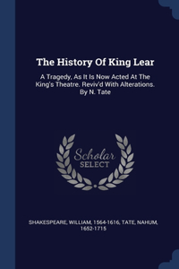 History Of King Lear