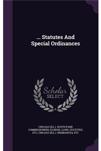 ... Statutes And Special Ordinances