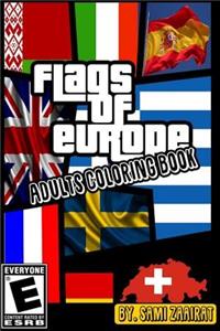 Flags of Europe: Adults coloring book