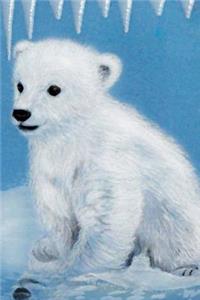 Such a Cute White Baby Polar Bear Illustration Art Journal