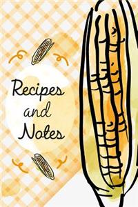 Recipes and Notes