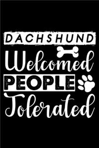 Dachshund Welcome People Tolerated