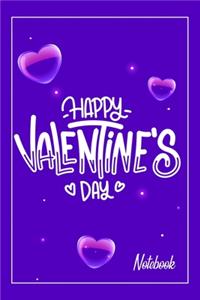 Happy Valentine's Day Notebook Journal Gift for lovers