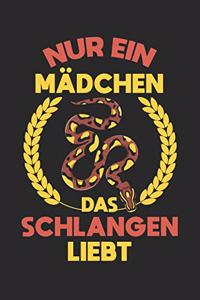 Nur ein Mädchen das Schlangen liebt