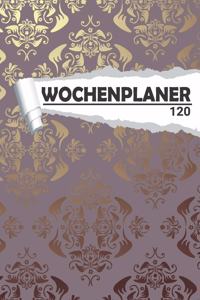 Wochenplaner Gold Muster