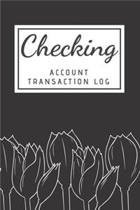 Checking Account Transaction Log