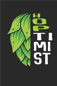 Hoptimist Notebook - Craft Beer Journal Planner Beer Consumer