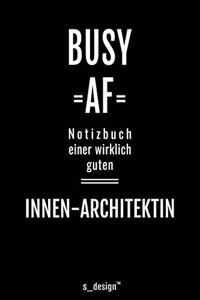 Notizbuch für Innen-Architekten / Innen-Architekt / Innen-Architektin