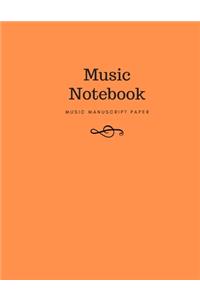 Blank Sheet Music Notebook