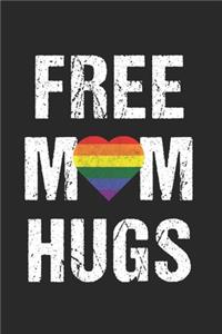 Free Mom Hugs LGBT Gay Pride Vintage Distressed