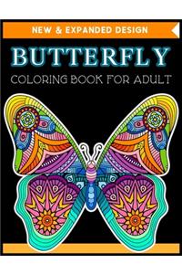 Butterfly Coloring Book for Adult