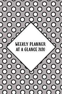 Weekly Planner At A Glance 2020