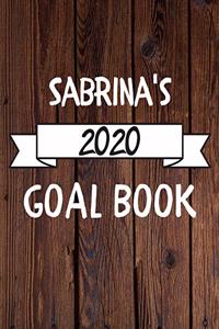 Sabrina's 2020 Goal Book
