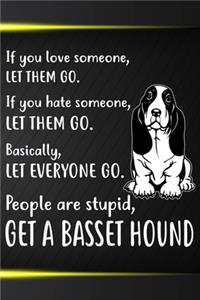 Get A Basset Hound Gratitude Journal