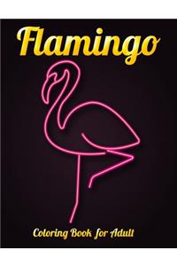 Flamingo Coloring Book for Adult