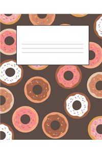 Donut Composition Notebook