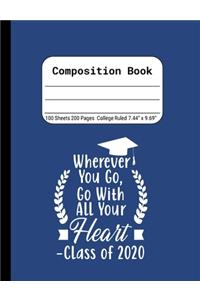 Wherever You Go, Go With All Your Heart - Class of 2020