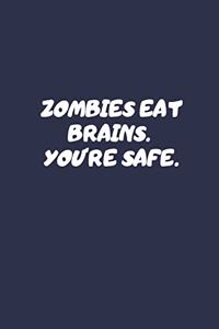 Zombies Eat Brains. You're Safe.
