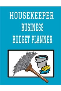 Housekeeper Business Budget Planner