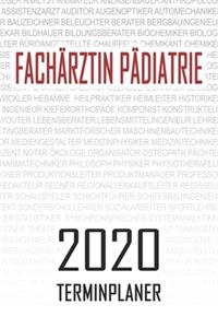 Fachärztin Pädiatrie - 2020 Terminplaner