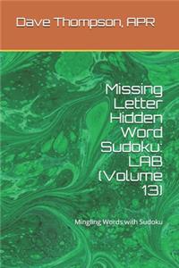 Missing Letter Hidden Word Sudoku