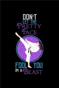 Karate Taekwondo Girl Notebook