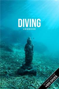 Scuba Diving Log Book Dive Diver Jourgnal Notebook Diary - Secret Statue