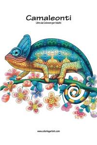 Camaleonti Libro da Colorare per Adulti 1