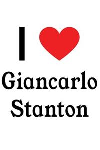 I Love Giancarlo Stanton: Giancarlo Stanton Designer Notebook