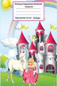 Primary Composition Notebook Grades K-2 Story Journal