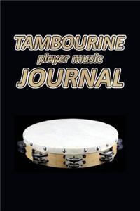 Tambourine Player Music Journal