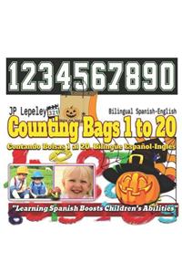 Counting Bags 1 to 20. Bilingual Spanish-English