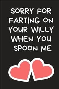 Sorry for Farting on Your Willy When You Spoon Me