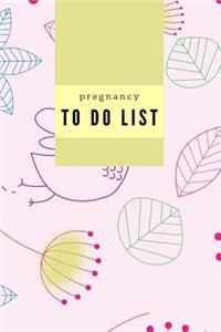 Pregnancy To Do List