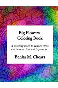 Big Flowers Coloring Book