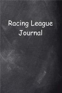 Racing Team Journal Chalkboard Design
