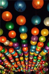 Cool Paper Lanterns at Night Journal