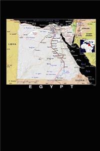 Modern Day Map of Egypt Journal
