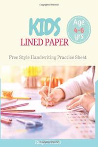 Kids Lined Paper