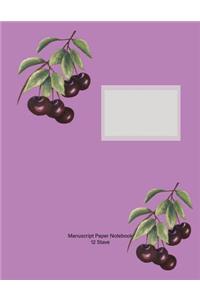 Manuscript Paper Notebook