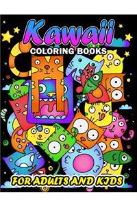 Kawaii Coloring Books for Adults and Kids
