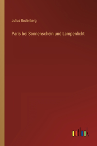 Paris bei Sonnenschein und Lampenlicht