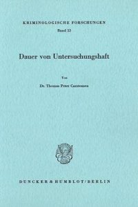 Dauer Von Untersuchungshaft