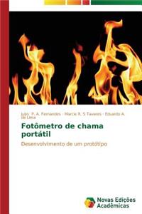 Fotômetro de chama portátil