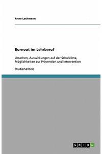 Burnout im Lehrberuf