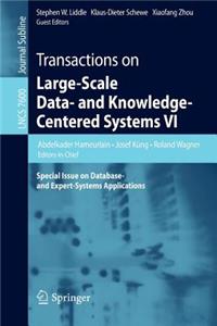 Transactions on Large-Scale Data- And Knowledge-Centered Systems VI